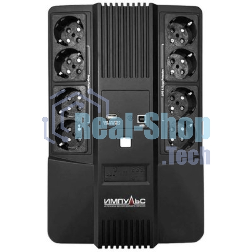 Источник бесперебойного питания Импульс Мастер, Интерактивная, 800 VA/480 W, Tower, Schuko, LED, USB, USB CHRG