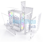 Компьютерный корпус Montech AIR 1000 PREMIUM белый без БП ATX 1x120мм 3x140мм 2xUSB3.0 1xUSB3.1 audio bott PSU