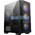 Компьютерный корпус MSI MAG FORGE M100R 1xUSB 3.0, 2xUSB 2.0, 4x120мм ARGB Fan, ARGB Control Board, Tempered Glass Window, Brown Box (932220)