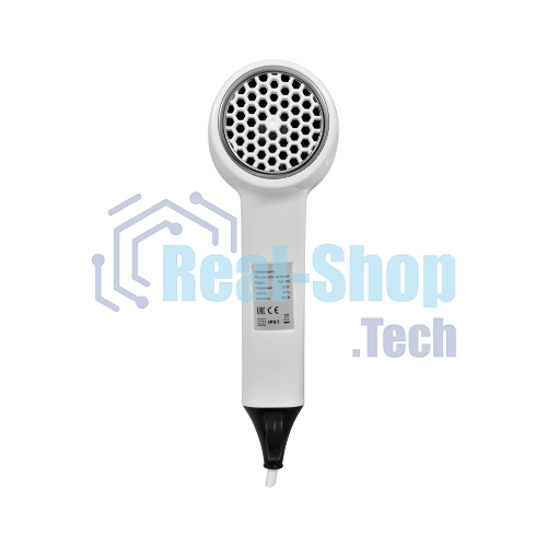 Фен Puff 1203B белый, 1200 Вт