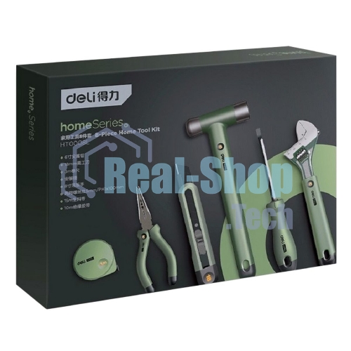 Набор ручного инструмента Home Series Green Deli HT0008L 8 предметов