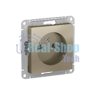 Механизм розетки 1-м СП AtlasDesign без заземл. 16А шампань SchE ATN000541