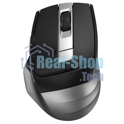 Мышь беспроводная A4Tech Fstyler FB35C серый/черный, 2000 dpi, радиоканал, Bluetooth, USB, кнопки - 6