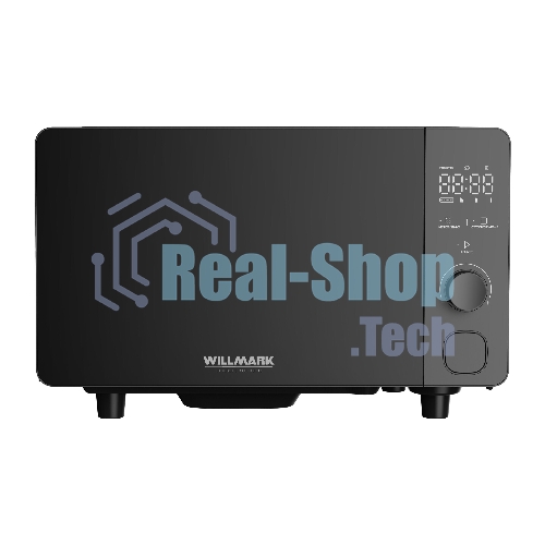 Микроволновая печь Willmark WMO-206SG графитовый, 20 л, 700 Вт, переключатели - сенсор, поворотный механизм