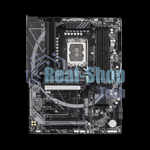 Материнская плата Gigabyte Z790 EAGLE, LGA 1700, Intel Z790, 4xDDR5, 4xSATA, 3xM.2, 1xPCIe 5.0 x16, 1xPCIe 4.0 x4, 1xPCIe 3.0 x1, 1xHDMI, 1xDP, 1x 2.5Gb LAN, 4xUSB-A 3.2 Gen 1, 1xUSB-A 3.2 Gen 2, 2xUSB-A 2.0, 1xUSB-C 3.2 Gen 2, 3x3.5 мм, 7.1, ATX