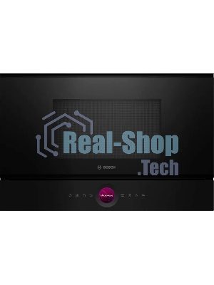 Встраиваемая микроволновая печь Bosch BFR7221B1 900Вт, 5 режимов, инвертер, 21 л, черный, петли справа