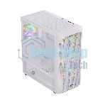 Компьютерный корпус ABR Quantum белый (1хUSB Type-C, 2хUSB 2.0, HD Audio, 4xRGb Fan, ATX, E-ATX)