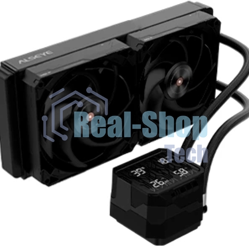 Жидкостная система охлаждения ALSEYE CPU COOLER AS.02.11.0015 Q240 Plus черный 120мм алюминий+медь 3000 rpm 45db 4-pin 270W