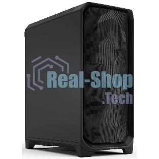 Корпус Fractal Design Meshify 3 Black Solid, Midi-Tower, чёрный, 3 x 140 мм