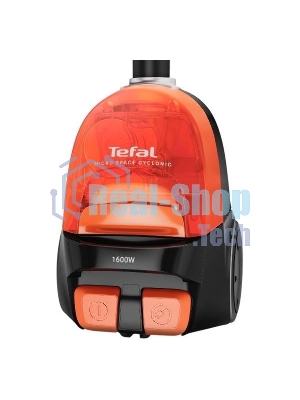 Пылесос Tefal MICRO SPACE CYCLONIC TW3235EA оранжевый/черный, 350/1600 Вт, уборка сухая, пылесборник контейнер 1 л