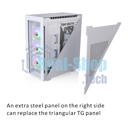Компьютерный корпус Thermaltake Divider 500 TG Snow ARGb CA-1T4-00M6WN-01 White/Win/SPCC/Tempered Glass*4/120мм ARGb Fan*3/120мм Standard Fan*1 (527897)