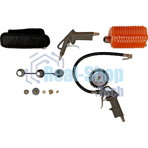 Компрессор воздушный Denzel DL1300, 10 бар, 1,3 кВт, 180 л/мин, 5 л, с набором аксессуаров