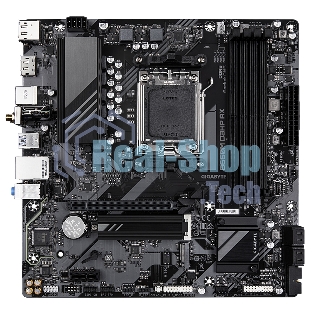 Материнская плата Gigabyte B650M D3HP AX (V1.2), AM5, AMD B650, 4xDDR5, 4xSATA, 2xM.2, 1xPCI-E 4.0 x16, 1xPCI-E 4.0 x1, 3xUSB-A 3.2 Gen 1, 1xUSB-C 3.2 Gen 2, 1x 2.5Gb LAN, 3x3.5 мм, 7.1, Micro-ATX