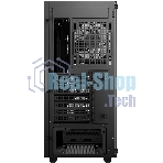 Компьютерный корпус Deepcool MATREXX 55 V4 без БП, боковое окно (закаленное стекло), 3xARGb LED 140мм вентилятора спереди, 1xARGb LED 120мм вентилятор сзади, черный, ATX