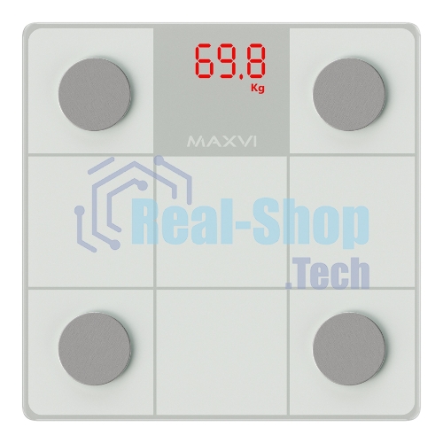 Весы напольные Maxvi BS101 белый