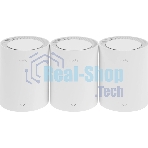 Бесшовный Mesh роутер Cudy M1800(3-Pack) AX1800 10/100/1000BASE-TX белый (упак.:3шт)