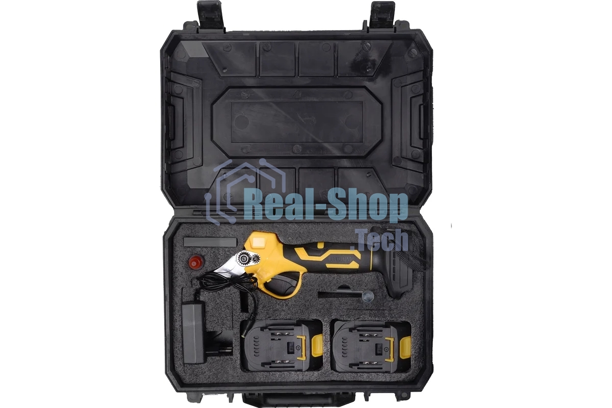 Аккумуляторный секатор Huter CP-20Li-2K EA+ (в комплекте с 2-мя АКБ и ЗУ)