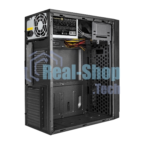 Компьютерный корпус Miditower ExeGate AA-442U2-AA400 (ATX, AA400 8 см, 1хUSB+2хUSB 3.0, аудио, черный)