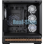 Компьютерный корпус ZALMAN P40 NAMU, ATX, черный, WINDOW, WOODEN ELEMENTS, 2xCombo(2.5” or 3.5”), 1xUSB TYPE-C, 2xUSB 3.0, SIDE 3x120мм ARGb, REAR 1x120мм ARGb