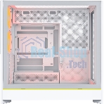 Компьютерный корпус Montech HS01 PRO белый без БП ATX 5x120мм 2xUSB 3.0 1xUSB3.1 audio