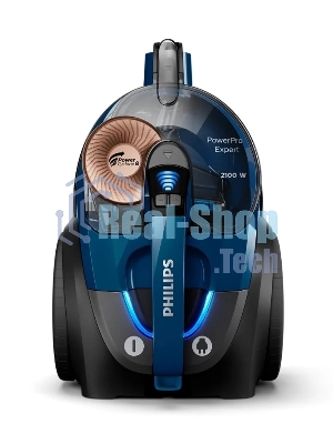 Пылесос Philips FC9733/01 синий/черный, 470/2100 Вт, уборка сухая, пылесборник контейнер 2 л