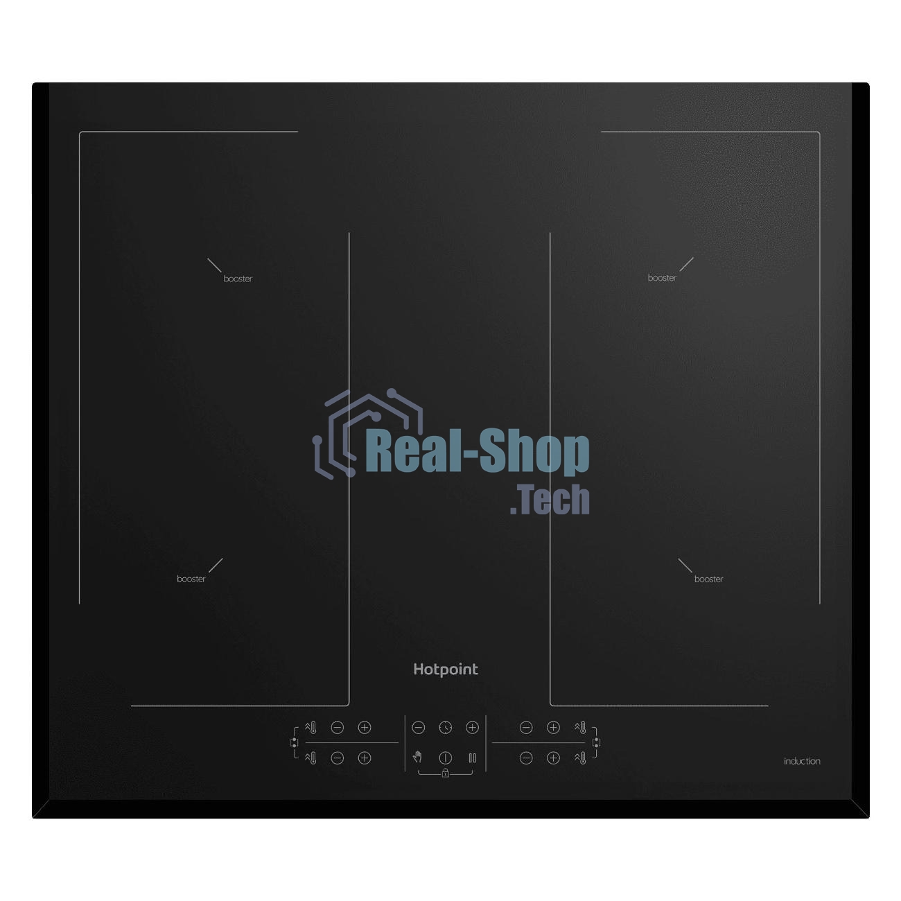 Индукционная варочная поверхность Hotpoint HB 1560B2 BA, независимая, черный