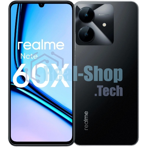 Смартфон Realme Note 60х, 4/128Gb, черный