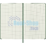 Блокнот Moleskine CLASSIC QP061K15 Large 130х210 мм, 240 страниц, клетка, твердая обложка, зеленый