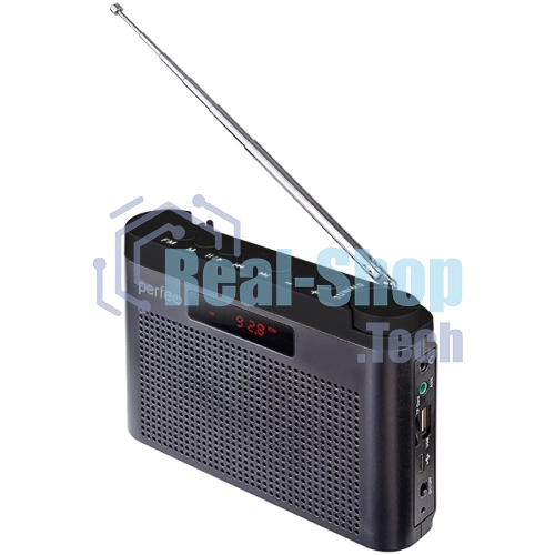 Радиоприемник цифровой PERFEO ТАЙГА FM+ 66-108МГц/ MP3/ встроенный аккум,USB/ серый (I70GR) PF_C4941