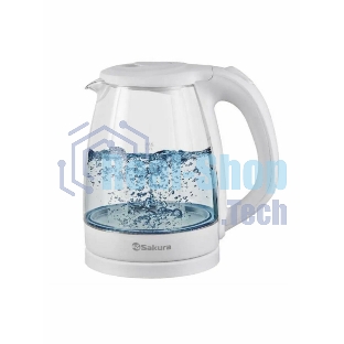 Чайник электрический Sakura SA-2733W белый, 1,7 л., 2200 Вт
