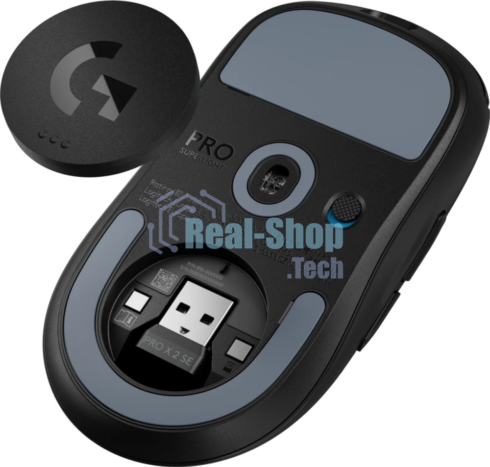 Мышь беспроводная Logitech Mouse PRO X SUPERLIGHT 2 SE, черный