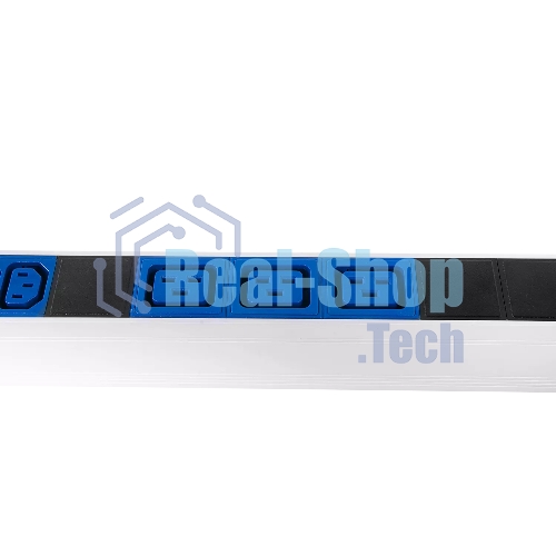 Блок силовых розеток Rem Rem-32, IEC 60320 С13 х 36, IEC 60320 С19 х 6, вход IEC 309, шнур 3 м, 1 863мм, однофазный 32А, автомат + индикатор, серый, 2