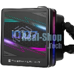 Водяное охлаждение для процессора Thermalright Grand Vision 360 (360mm, LED, Black, ARGB/Fans: 3x120mm, 80.45CFM, 29.4dBA, 2150RPM/Pump height 72.5mm, 6400RPM, Rad thickness 27mm/S: 1700, 1200, 1851, 115X, 2011, 2066, AM5, AM4)
