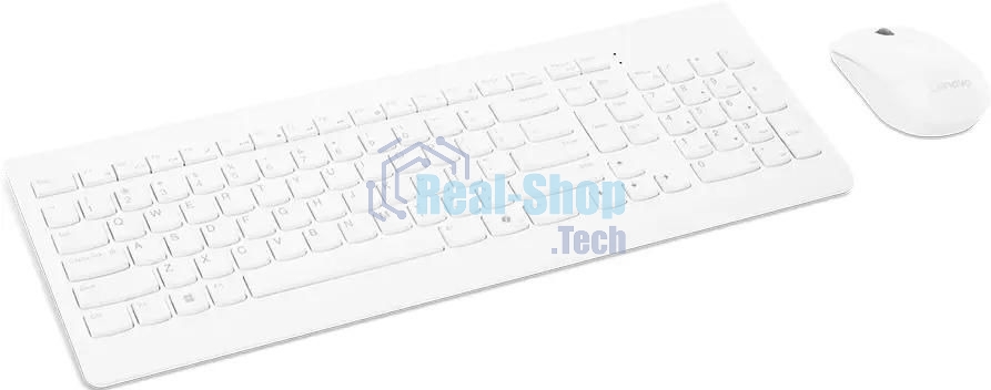 Комплект клавиатура+мышь Lenovo 510 беспроводной, USB, 1200 DPI, белый