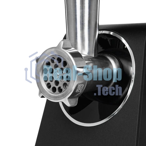 Мясорубка электрическая Bosch MFWS440B черный, 1900 Вт, 2.5 кг/мин, реверс, защита от перегрузки, насадки - 7