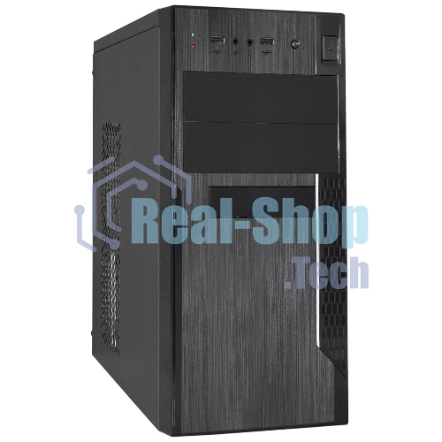 Компьютерный корпус Minitower ExeGate EX299311RUS MA-373X-UNS450 (mATX, БП UNS450 с вент. 12см, 2*USB, аудио, черный)