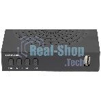 Приставка для цифрового ТВ Hyundai H-DVB440 черный, DVB-T2, DVB-T, DVB-C, HDMI, USB 2.0 x2