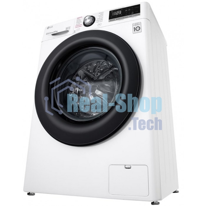 Стиральная машина LG F2V3PS6W белый, загрузка фронтальная 8 кг, 1200 об/мин., класс: A
