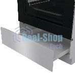 Плита комбинированная Gorenje GKS6C72XF серебристый, конфорок 4 газовых, духовка 71 л, 60 см x 85 см x 60 см