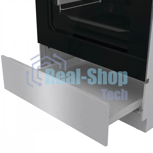 Плита комбинированная Gorenje GKS6C72XF серебристый, конфорок 4 газовых, духовка 71 л, 60 см x 85 см x 60 см