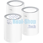 Бесшовный Mesh роутер Cudy M1800(3-Pack) AX1800 10/100/1000BASE-TX белый (упак.:3шт)