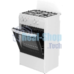 Плита комбинированная Darina S KM 521 300 W белый/черный, конфорок 2 шт, духовка 45 л, 50 см x 85 см x 45 см