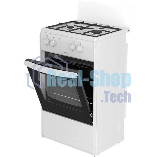 Плита комбинированная Darina S KM 521 300 W белый/черный, конфорок 2 шт, духовка 45 л, 50 см x 85 см x 45 см