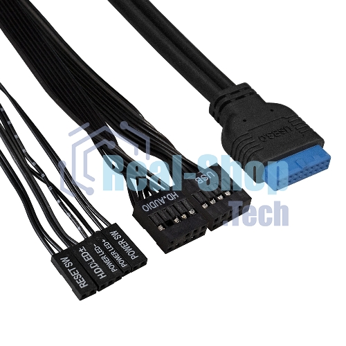 Компьютерный корпус Miditower ExeGate CP-603 Black, ATX, (CP400W, 80мм), 2хUSB+2хUSB 3.0, Audio