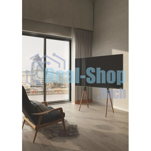 Подставка для телевизора Cactus CS-ST1247BKWN черный/орех, 49