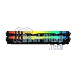 Оперативная память Kingston Fury Beast, DDR4, 16GB (2x8GB), 3200MHz, CL16, DIMM, с радиатором, RGB, черный