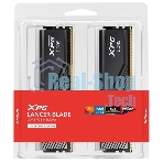 Оперативная память XPG Lancer Blade, DDR5, 32GB (2x16GB), 6000MHz, CL30, DIMM, с радиаторами, RGB, черный