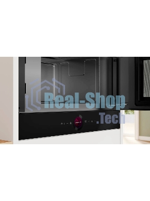 Встраиваемая микроволновая печь Bosch BEL7321B1 черный, 21 л, 900 Вт, переключатели - сенсор, поворотный механизм
