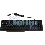 Клавиатура проводная Oklick 145M, USB, черный