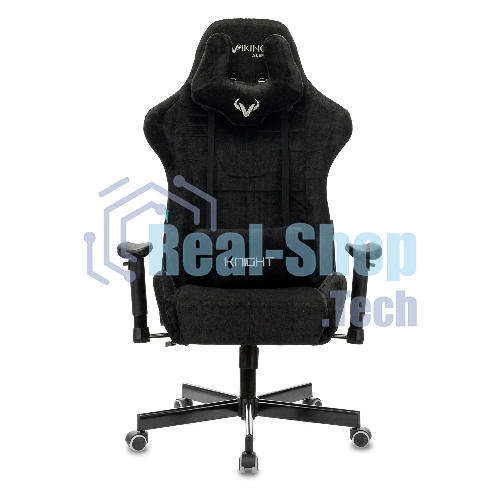 Кресло Бюрократ VIKING KNIGHT LT20 FABRIC черный, ткань, 120 кг, механизм качания